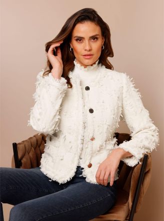 Cr&eacute;ation L Jackenblazer CREATION L PREMIUM Woll-Mix-Blazer, Damen, Gr. 42, beige (champagner), 70% Polyester, 30% Wolle, Blazer Jackenblazer