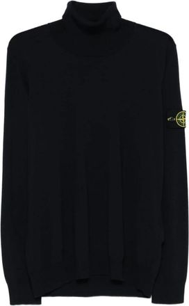 Stone Island Heren, Truien, Blauw, Maat: XL Wol