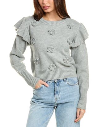 Gracia Rose Crochet Sweater