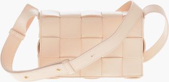 Bottega Veneta Borsa a Tracolla SMALL CASSETTE in Pelle Intrecciata a Tinta Unita Bottega Veneta