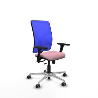 Piqueras y Crespo Silla De Oficina Piqueras Y Crespo Motilla Azul Brazos Ajustables
