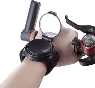 OEM Espejo Retrovisor Para Bicicleta - Rotaci&oacute;n De 360 Grados - Modelo De Pulsera