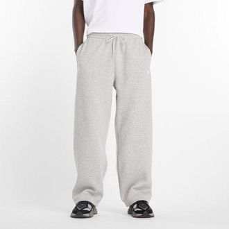 New Balance Uomo Sport Essentials Fleece Pant in Grigio, Poly Fleece, Taglia 2XL