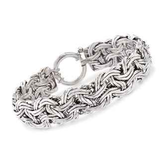 Ross-Simons Sterling Silver Byzantine Bracelet