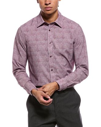 Report Collection 4-Way Printed Woven Sport Shirt