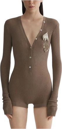 MUGLER Donna, Jumpsuits, Marrone, M, new