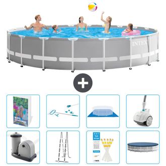 Intex Piscina Prism Frame Redonda - 610x132 Cm - 9-piezas S605