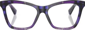Burberry Demo Cat Eye Ladies Eyeglasses BE2416 4113 52
