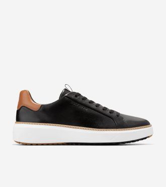 Cole Haan Mens GrandPr&oslash; Topspin Waterproof Golf Shoes - Black Size 10.5