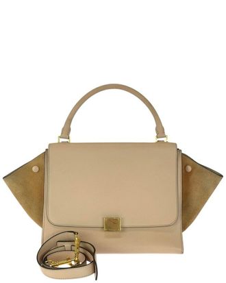 Celine Celine Trapeze Leather Suede Handbag (Authentic Pre-Loved)