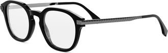 Fendi Essenti&euml;le Optische Frame - unisex - Accessoires - Zwart - Maat: 50 MM