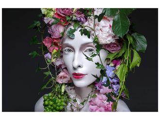 Schubiger M&ouml;bel Digitaldruck auf Acrylglas Sch&ouml;nheit mit Blumen