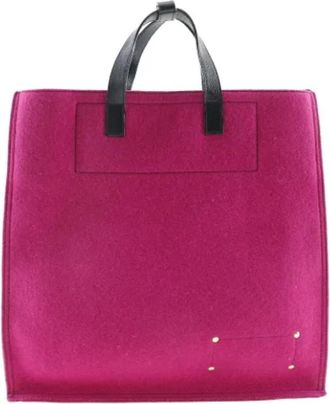 Saint Laurent Pre-owned Leather totes - Dames - Vintage Shopper - Roze - ONE Size - Vintage