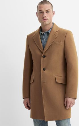 Le 31 Mens Pure wool felted overcoat Exclusive collection from Portugal