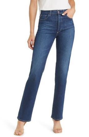 AG - Adriano Goldschmied Alexxis High Waist Straight Leg Jeans in Easy Street at Nordstrom Rack, Size 23