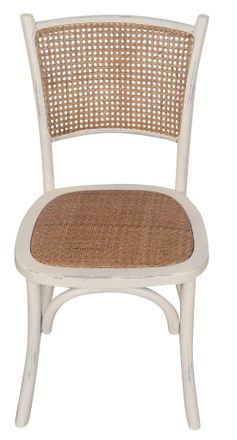 Biscottini International Silla De Cocina De Madera Y Rat&aacute;n Silla Thonet 46x90x43 Cm Silla De Comedor Sillas De Restaurante Silla Vintage Sillas R&uacute;sticas