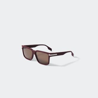Canada Goose Redwood Sunglasses (Men, Matte Burgundy/Brown, ONESIZE)