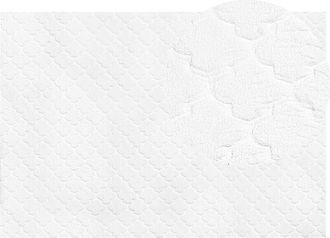 Beliani Faux Fur Rug GHARO White 160 x 230 cm