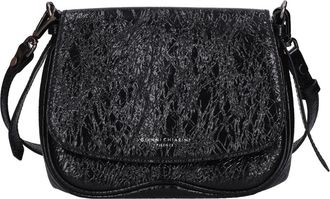 Gianni Chiarini Leren Crossbody Tas - Dames - Schoudertassen - Zwart - ONE Size - Leer - Tassen