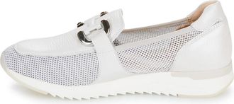 Caprice Elegante parelwitte instapper - Dames - Loafers - Wit - 40 EU - Leer - Schoenen