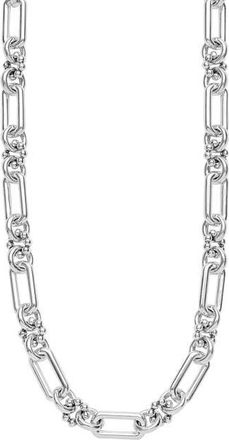 Lagos Petite Sterling Silver Caviar Link Necklace at Nordstrom