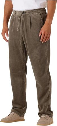 Anerkjendt Groene Cord Plooi Broek voor Mannen - Heren - Straight fit broeken - Groen - 2XL - Katoen - Broeken