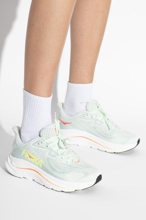 Hoka One One Sports Shoes CLIFTON 10, Womens, Green