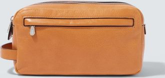 Brunello Cucinelli Leather toiletry bag