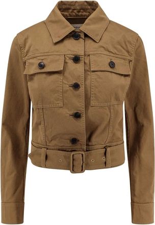 Saint Laurent Mujer, Chaquetas, Beige, Talla: M