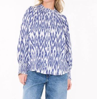 Bellerose Cassis Button Down Top In Combo A