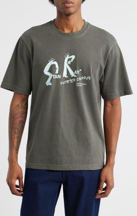 Stan Ray Painter Cotton Graphic T-Shirt in Washed Black at Nordstrom, Size X-Large