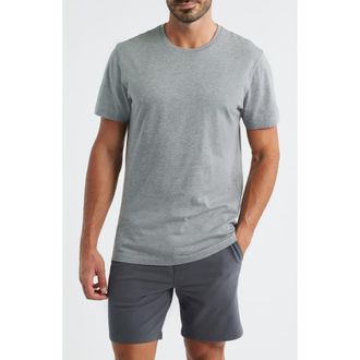 Mack Weldon Slim Fit Crewneck Pima Cotton T-Shirt in Grey Heather at Nordstrom, Size Xx-Large