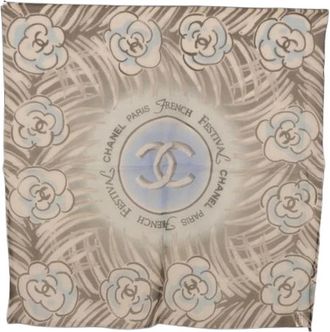 Chanel Pre-owned Silk Scarf - Dames - Vintage Accessoires - Veelkleurig - ONE Size - Vintage