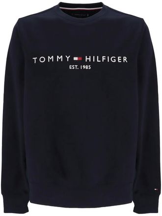 Tommy Hilfiger Sweater met logoprint - Blauw