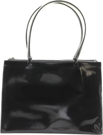 Ferragamo Pre-owned Leren Schoudertas - Dames - Vintage Schoudertas - Zwart - ONE Size - Leer - Vintage