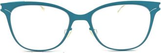Mykita Stijlvolle zonnebril voor modieuze individuen - unisex - Brillen - Blauw - 46 MM - Accessoires