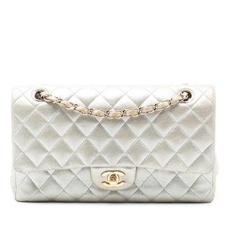 Chanel Classic Iridescent Lambskin Medium Double Flap