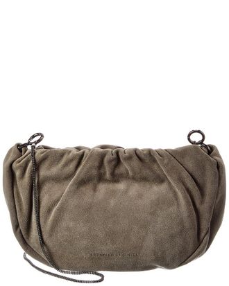 Brunello Cucinelli Suede Hobo Bag