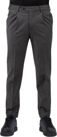 Hindustrie Amalfi Broek - Heren - Nette broeken - Grijs - M - Wol - Broeken