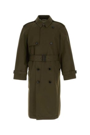 Burberry Olive Trench Coat