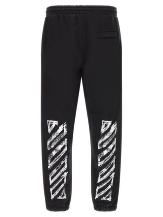 Off-white Motion Arrow Cuffed Joggers - Black