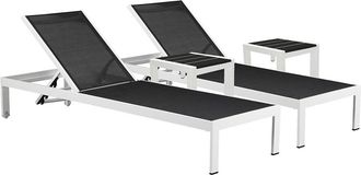 Pangea Home Set Of 2 Sally Lounger & Side Table