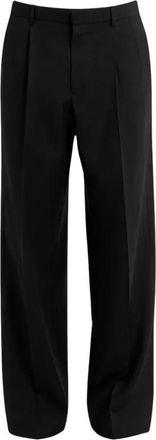 Sunflower Show Trouser Tropical Wool - Heren - Straight fit broeken - Zwart - S - Wol - Broeken