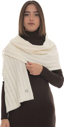 Guess Sciarpa Bianco Guess Donna