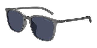 Montblanc MB0487SA Asian Fit 003 Mens Sunglasses Size 56