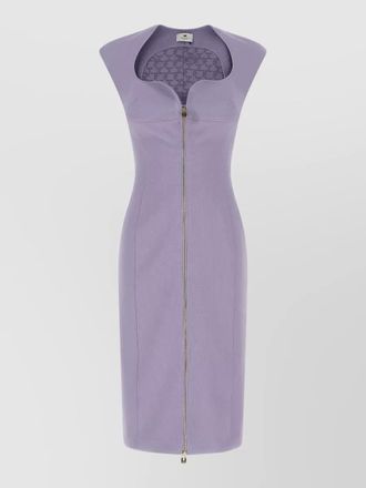 Elisabetta Franchi heart-neckline knee-length dress