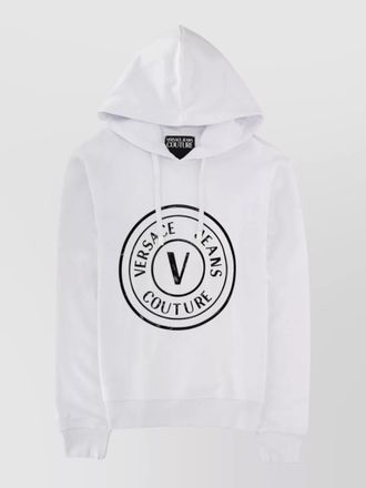 Versace Jeans Couture logo hooded sweater drawstring hood