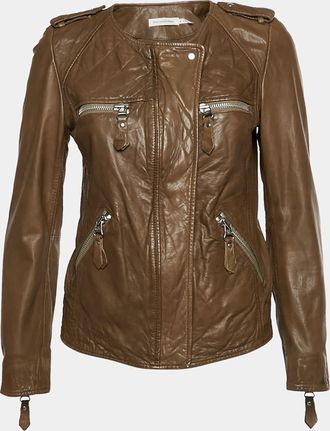 Isabel Marant Etoile Brown Leather Kady Jacket