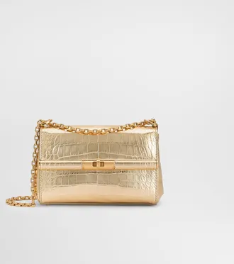 Dolce & Gabbana Mini Marlene City Bag - Woman Shoulder And Crossbody Bags Gold Onesize
