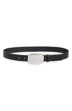 Rag & Bone Wyatt Leather Belt in Black at Nordstrom, Size X-Small